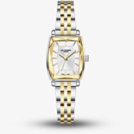 Lee Cooper Ladies White Mother of Pearl Dial Two Tone Bracelet Watch LC08370.220