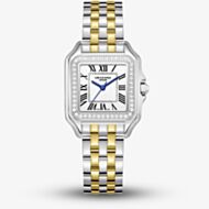 Lee Cooper Ladies Silver Square Dial Two Tone Bracelet Watch LC08398.230