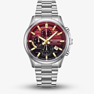 Lee Cooper Mens Red Dial Bracelet Watch LC08451.380