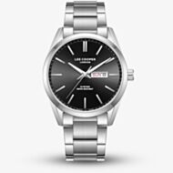 Lee Cooper Mens Black Dial Day/Date Bracelet Watch LC08340.350