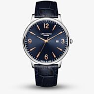 Lee Cooper Mens Blue Dial Leather Strap Watch LC08379.399