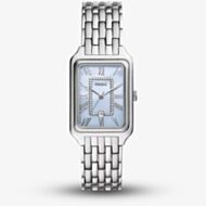 Fossil Ladies Raquel Three Hand Blue Mother Of Pearl Dial Watch ES5402
