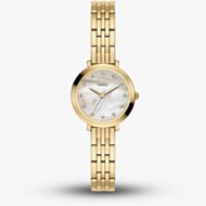 Fossil Ladies Heidi Mother of Pearl Dial Golden Bracelet Watch ES5501