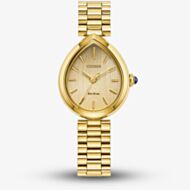 Citizen Ladies L Rainell Gold Tone Stainless Steel Watch EM1202-50P