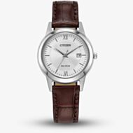 Citizen Ladies  Eco-Drive Silver Dial Watch FE1087-28A