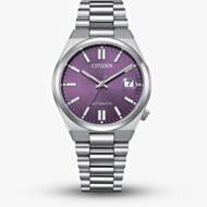 Citizen Mens Tsuyosa Automatic Purple Dial Watch NJ0200-50W