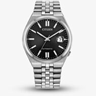 Citizen Mens Tsuyosa 60 Black Dial Automatic Watch NK0020-55E