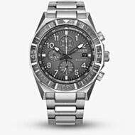 Citizen Mens Nighthawk Chronograph Grey Dial Bracelet Watch CA0890-54H