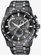 Citizen Mens PCAT Sapphire Black Bracelet Watch AT4007-54E