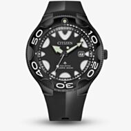 Citizen Mens Promaster Black Rubber Strap Watch BN0235-01E