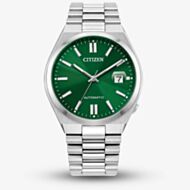 Citizen Mens Tsuyosa Green Dial Automatic Watch NJ0150-56X