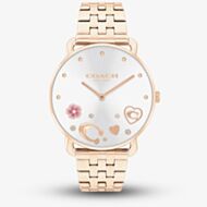 Coach Ladies Elliot Motif Dial Rose Gold Tone Watch 14504285