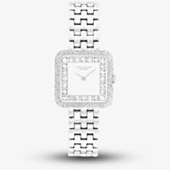 Coach Ladies Cass Crystal Dial Silver Bracelet Watch 14504558