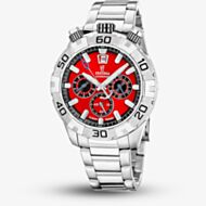 Festina Mens The Originals Bullhead Red Dial Chronograph Watch F20743/5