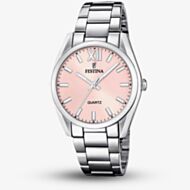 Festina Ladies Alegría Pink Dial Bracelet Watch F20622/2