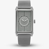 Orlam Mens Era Grey Rectangle Dial Mesh Bracelet Watch ORDGMEP007