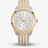 Orlam Mens Echo Silver Dial Two Colour Bracelet Watch ORDYBEC006
