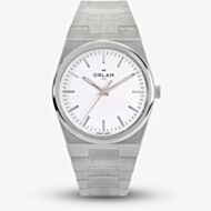 Orlam Mens Elan White Dial Silver Bracelet Watch ORSSBEL004