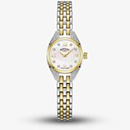 Rotary Ladies Cocktail Two-Tone Mother Of Pearl Dial Watch RLB05141/21
