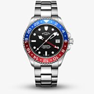 Rotary Mens Seamatic Automatic 300 GMT Multicolour Bezel Watch GB04378/95