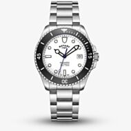 Rotary Mens Seamatic Automatic GMT White Dial Watch RGB05430/29