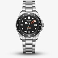 Rotary Mens Seamatic Automatic 300m Black Dial Watch RGB05430/04
