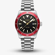 Rotary Mens Apex 100m Red Bezel Watch RGB10001/98