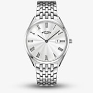 Rotary Mens Ultra Slim Silver Watch GB08010/01