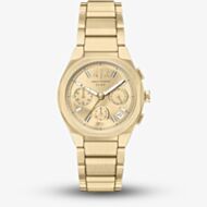 Armani Exchange Ladies Sync Gold Tone Bracelet Watch AX6034