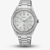 Seiko Ladies Prospex Marine Sport Silver Dial Watch SUR595J1
