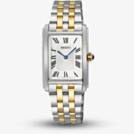 Seiko Ladies Classic White Dial Two Tone Bracelet Watch SWR087P1