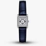 Emporio Armani Ladies Genni Blue Leather Strap Watch AR11718