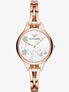 Emporio Armani Ladies Rose Tone Bracelet Watch AR11108