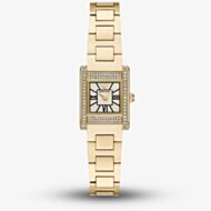 Emporio Armani Ladies Genni Gold Square Dial Watch AR11663