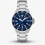 Emporio Armani Mens World Explorer Solar Powered Blue Dial Watch AR11697