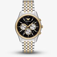 Emporio Armani Mens Antonio Two-Tone Chronograph Watch AR11713
