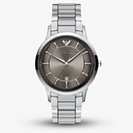 Emporio Armani Mens Archetipo Grey Dial Bracelet Watch AR11825