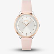 BOSS Ladies Pura Rose Gold Plated Pink Watch 1502643