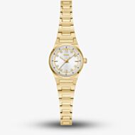 BOSS Ladies Candor Gracey Golden Silver Dial Bracelet Watch 1502863