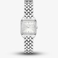 BOSS Ladies Mae Petite Square Silver Dial Bracelet Watch 1502882