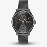 BOSS Tyler Multifunction Black Mesh Watch 1514105