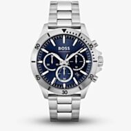 BOSS Mens Troper Blue Dial Chronograph Watch 1514069