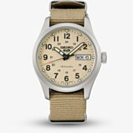 Seiko Mens Desert Kit Beige Midfield Sports Style fabric Strap Watch SRPJ83K1