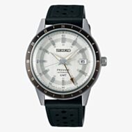 Seiko Mens Presage Stone Style 60s Road Trip GMT Watch SSK011J1