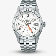 Seiko Mens 5 Sports Overwhite Field GMT Bracelet Watch SSK059K1