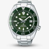 Seiko Mens Prospex Sumo Automatic Divers Green Dial Bracelet Watch SPB103J1