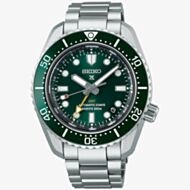 Seiko Mens Marine Green GMT Watch SPB381J1