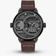 Police Mens Ray Brown Leather Strap Chronograph Watch PEWJF2195242