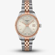 Tissot Ladies Ballade Two Tone Grey Rose Gold Bracelet Watch T156.210.22.031.01