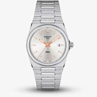 Tissot PRX 35mm Silver & Rose Gold Hour Marker Watch T137.210.11.031.00